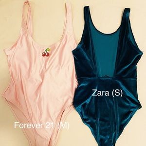 Pre-loved Zara & Forever 21 Bodysuit/Swimsuit